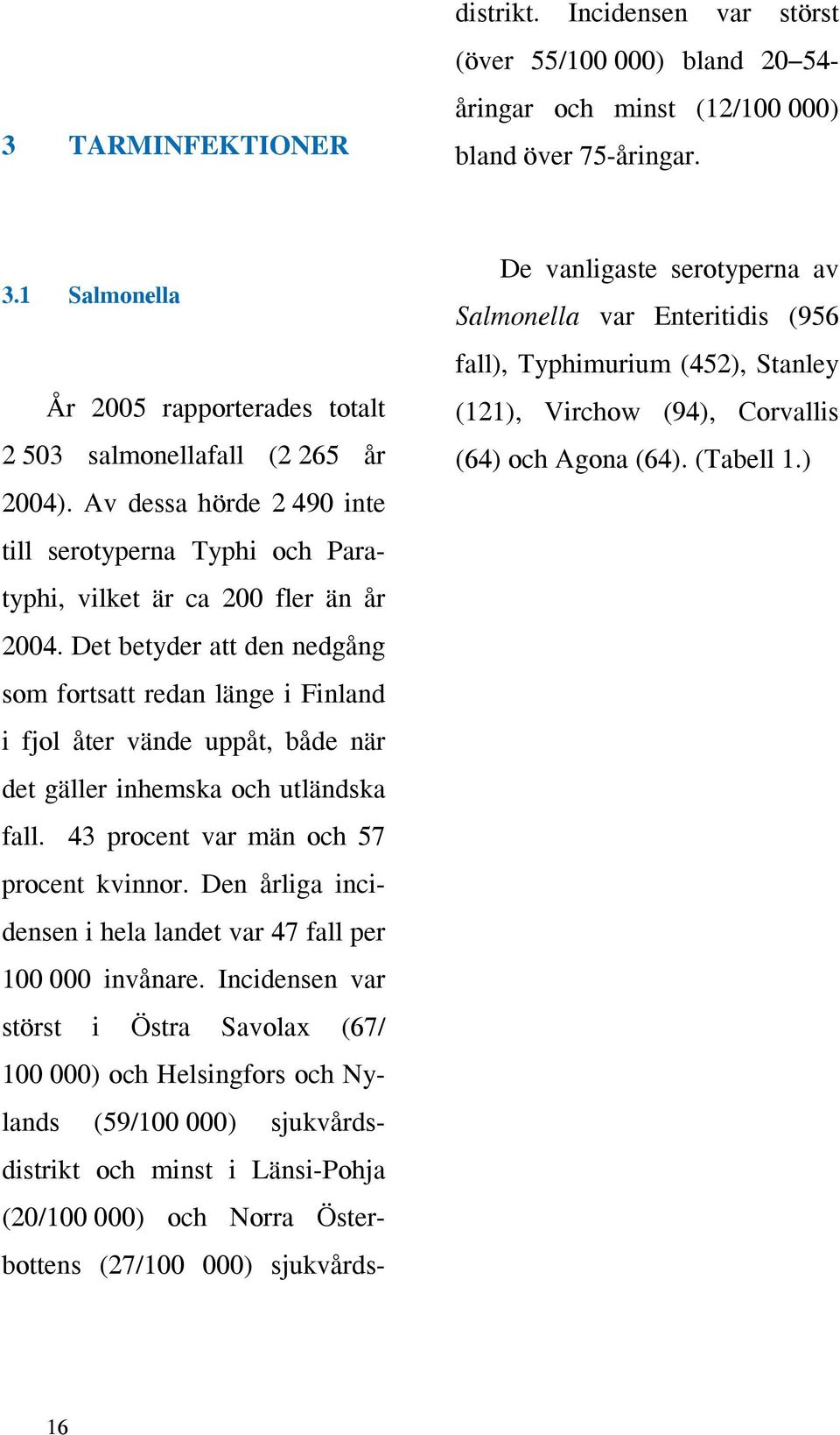 Den årliga incidensen i hela landet var 47 fall per 100 000 invånare.