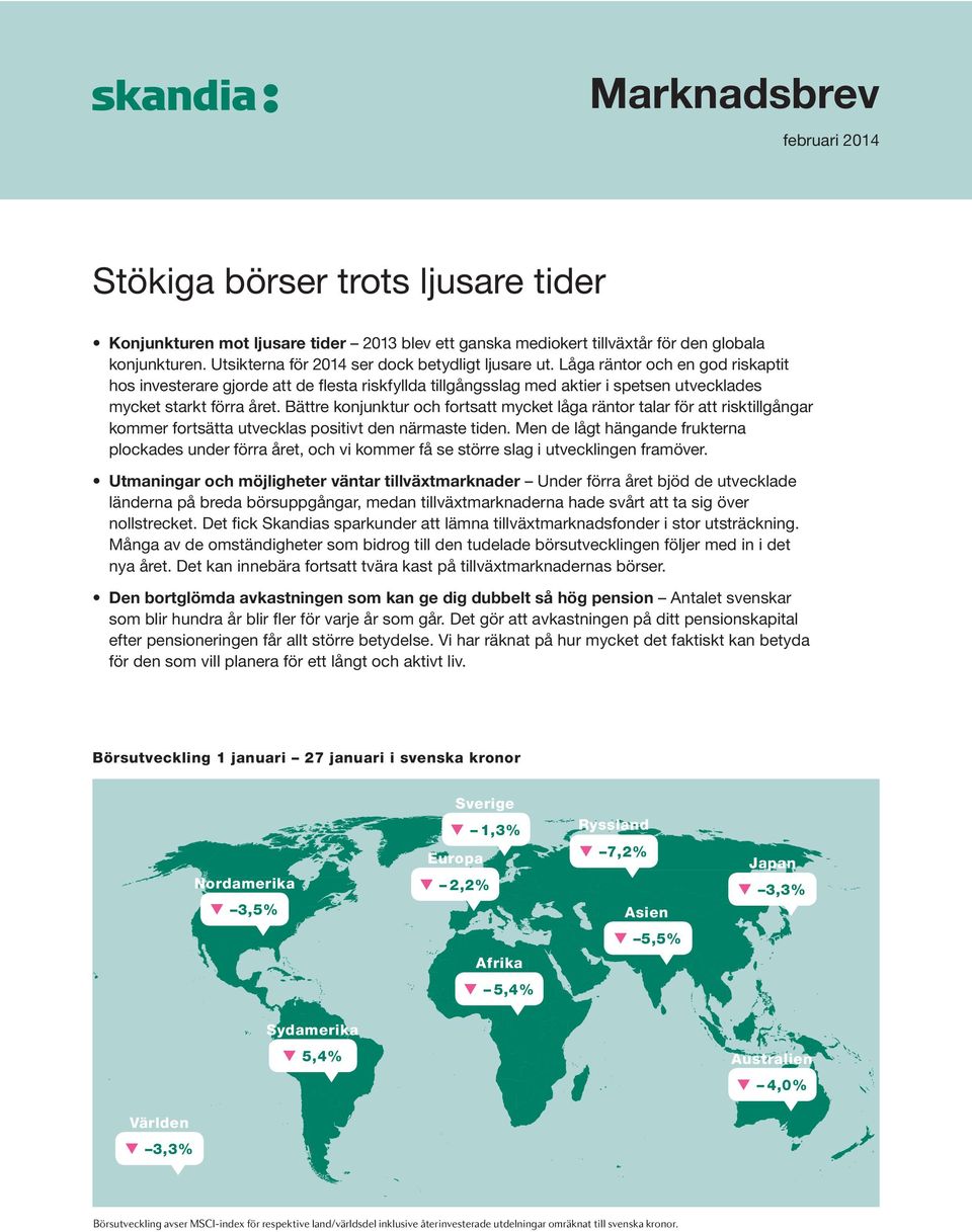 Låga räntor och en god riskaptit hos investerare gjorde att de flesta riskfyllda tillgångsslag med aktier i spetsen utvecklades mycket starkt förra året.