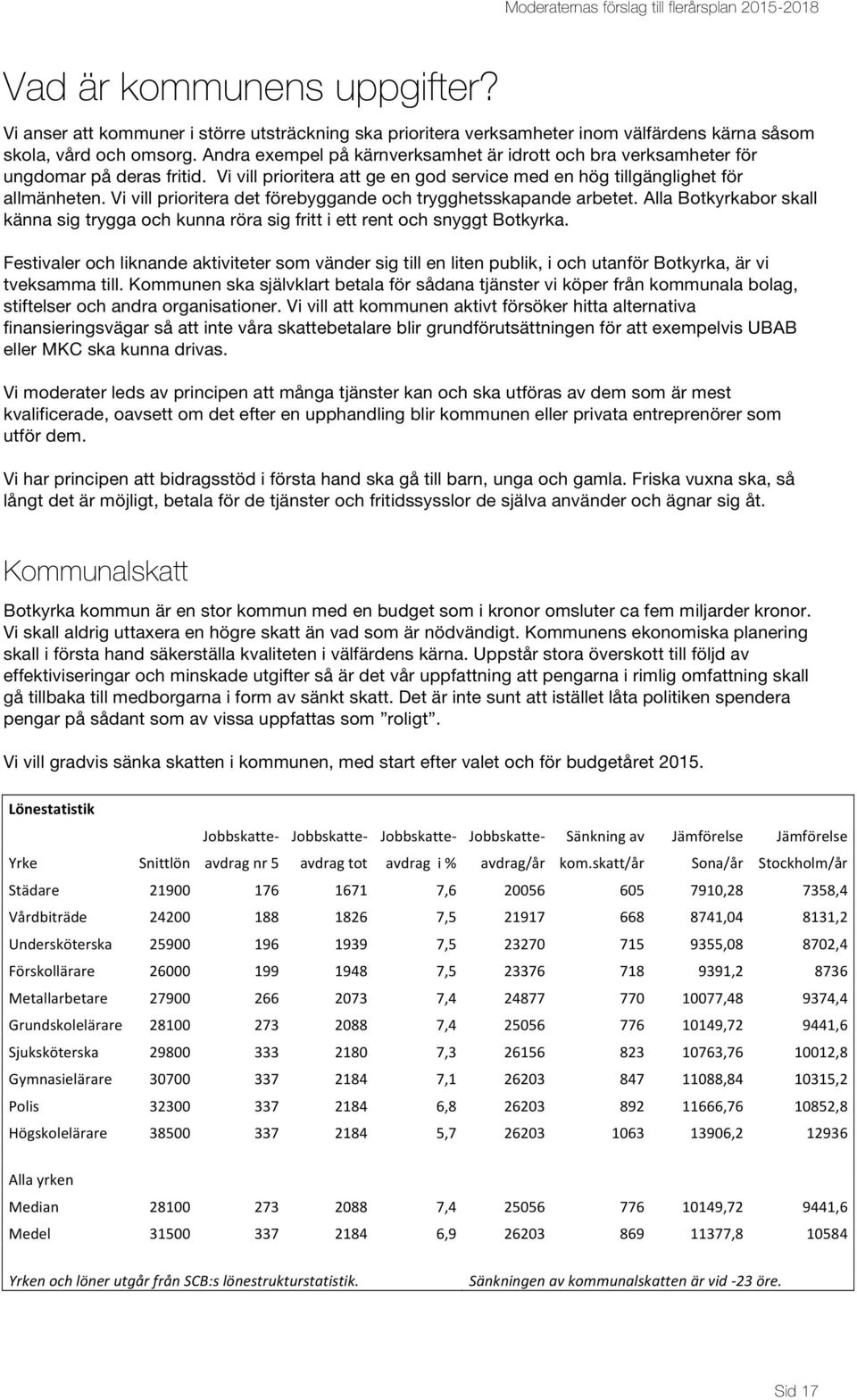 Vi vill prioritera det förebyggande och trygghetsskapande arbetet. Alla Botkyrkabor skall känna sig trygga och kunna röra sig fritt i ett rent och snyggt Botkyrka.