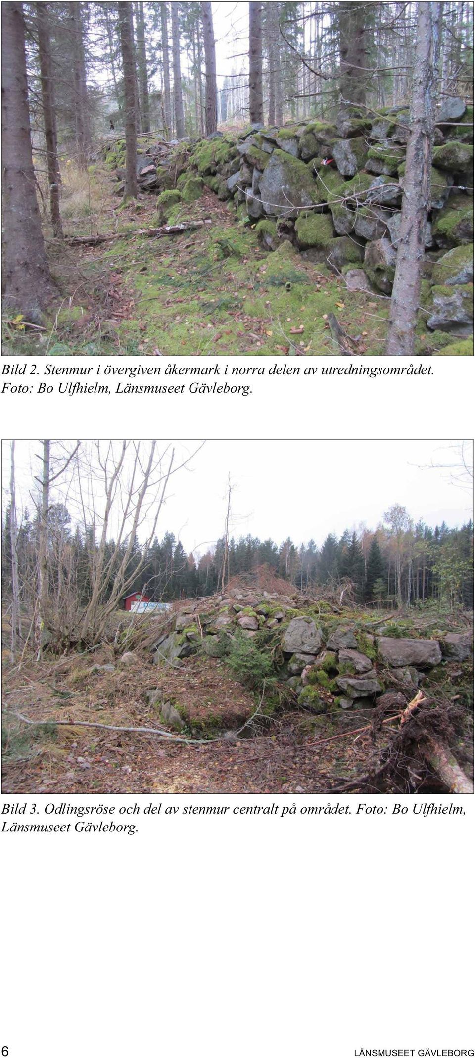 utredningsområdet. Foto: Bo Ulfhielm, Länsmuseet Gävleborg.