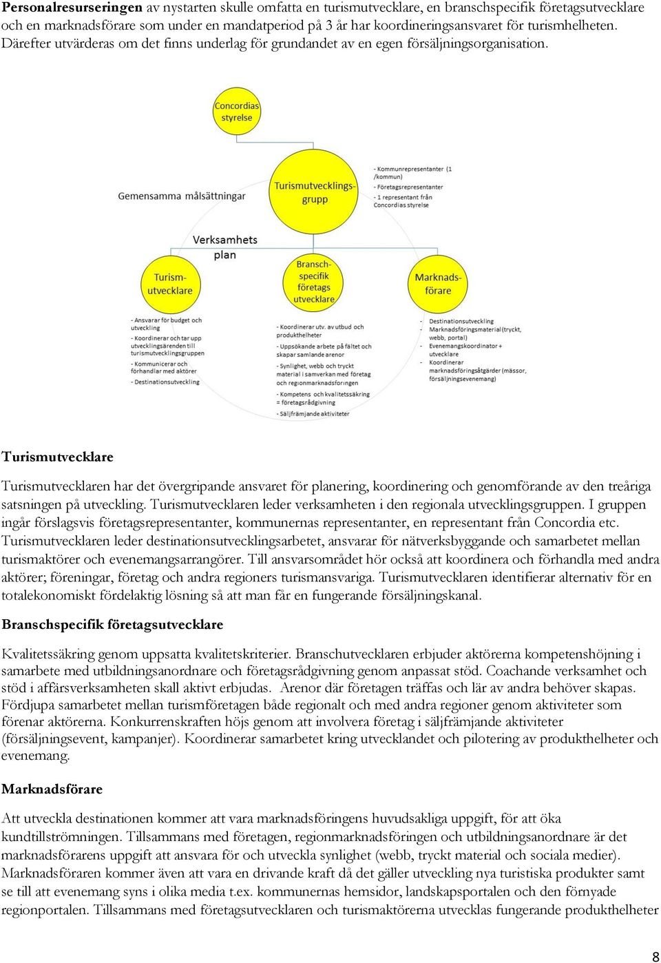 Turismutvecklare Turismutvecklaren har det övergripande ansvaret för planering, koordinering och genomförande av den treåriga satsningen på utveckling.