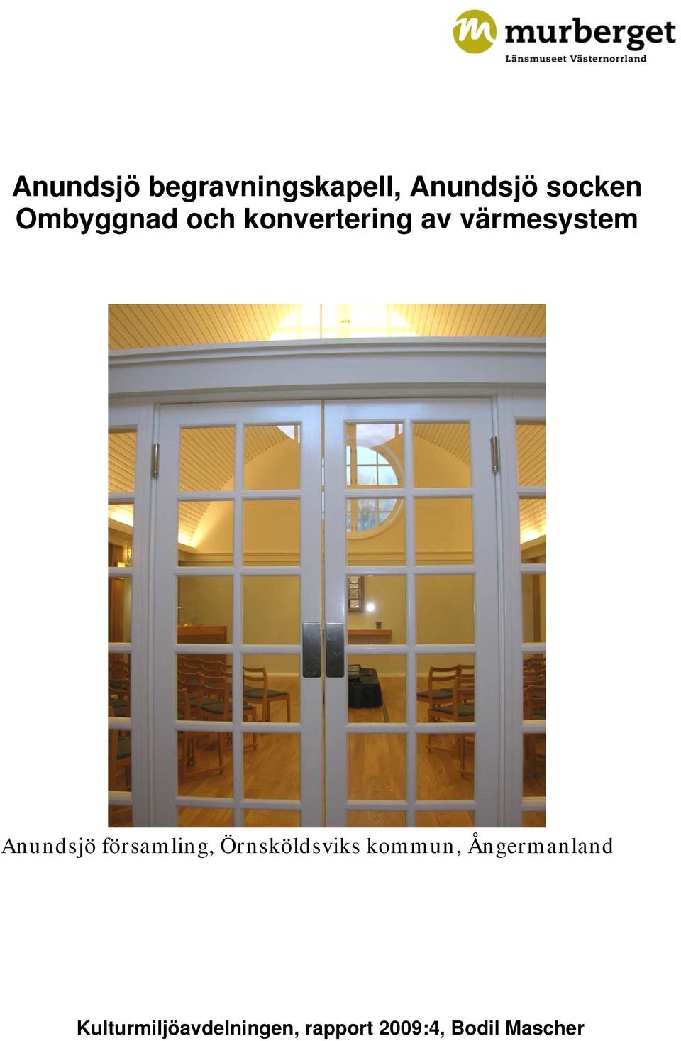 Anundsjö församling, Örnsköldsviks kommun,