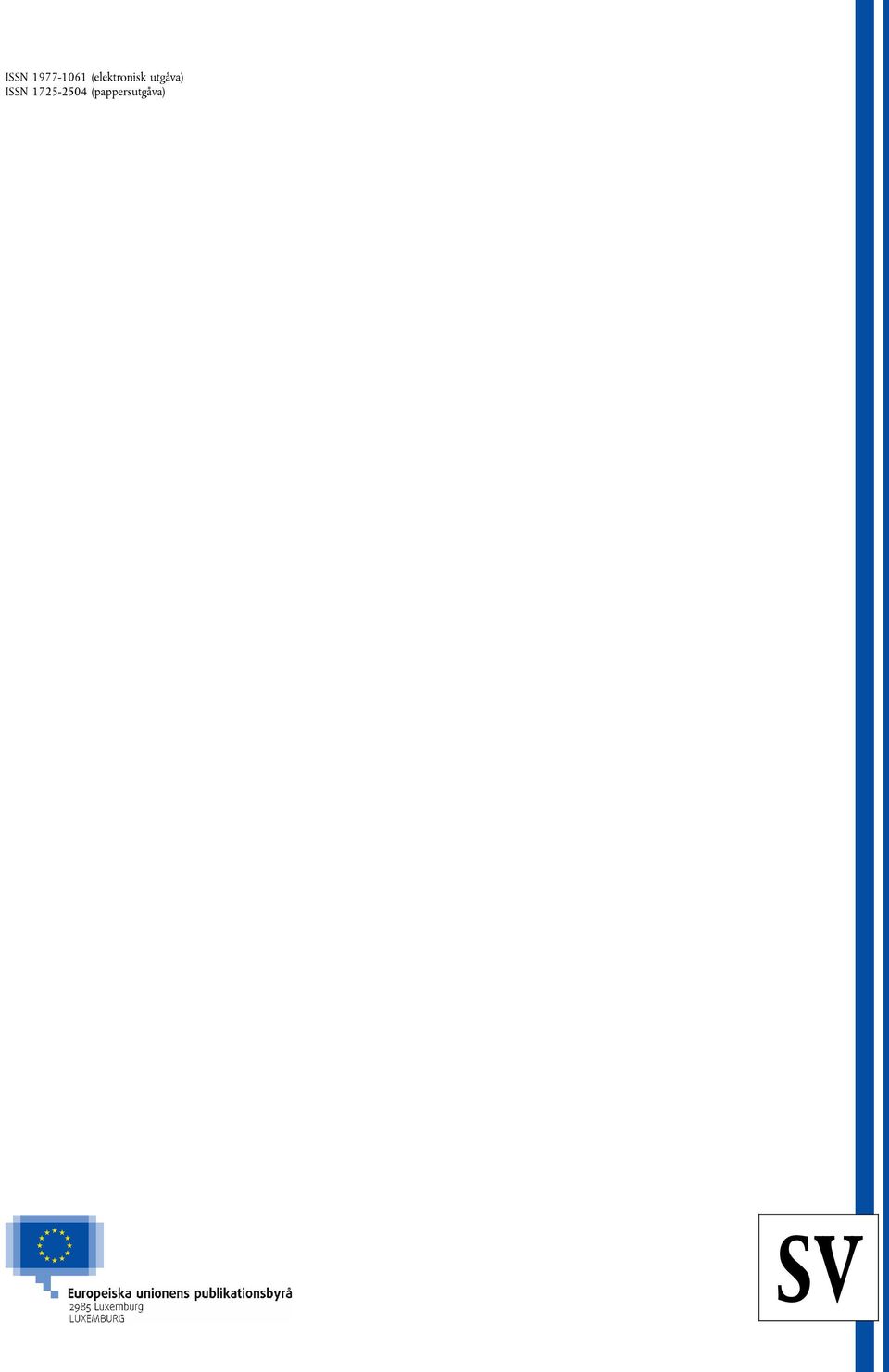 utgåva) ISSN