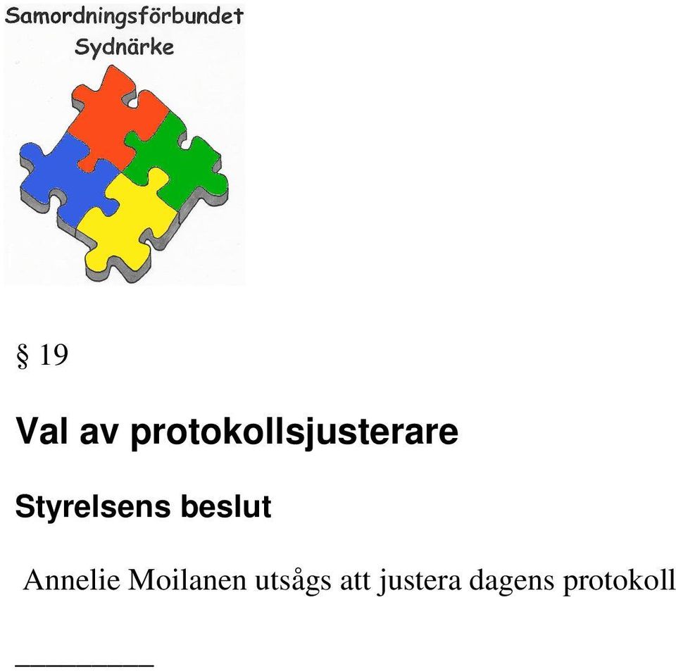 Styrelsens beslut