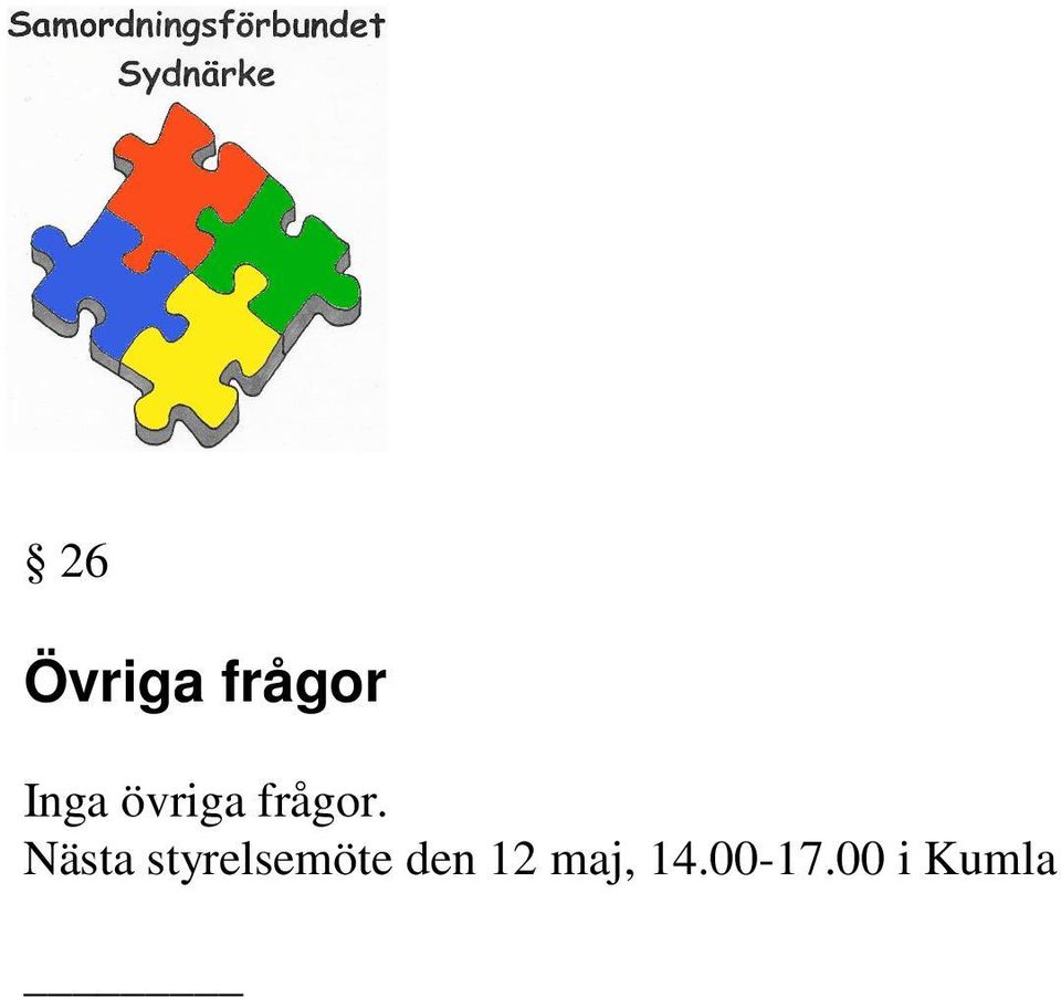 Nästa styrelsemöte