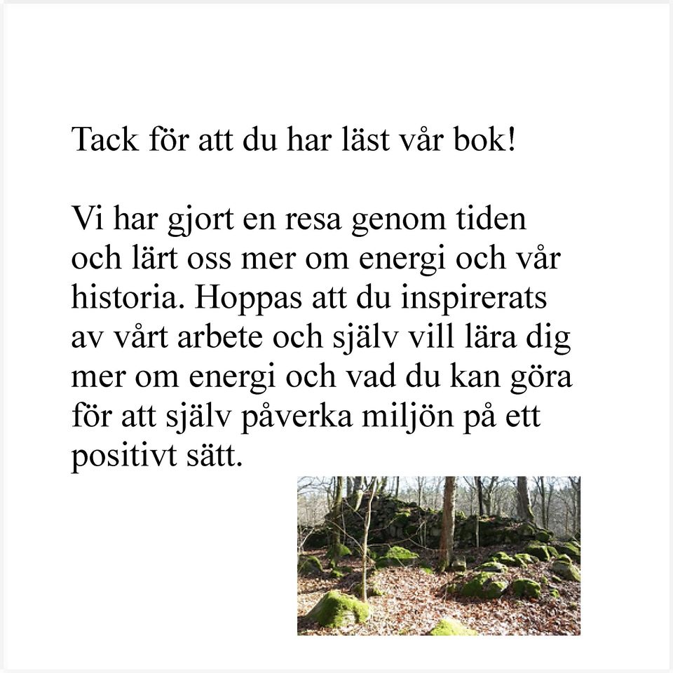 vår historia.