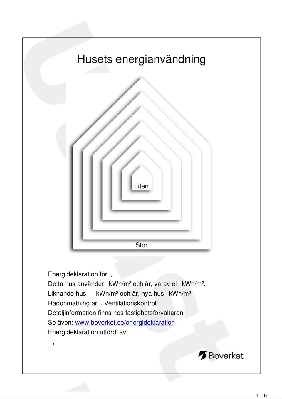 Liknande hus kwh/m² och år, nya hus kwh/m². Radonmätning är.