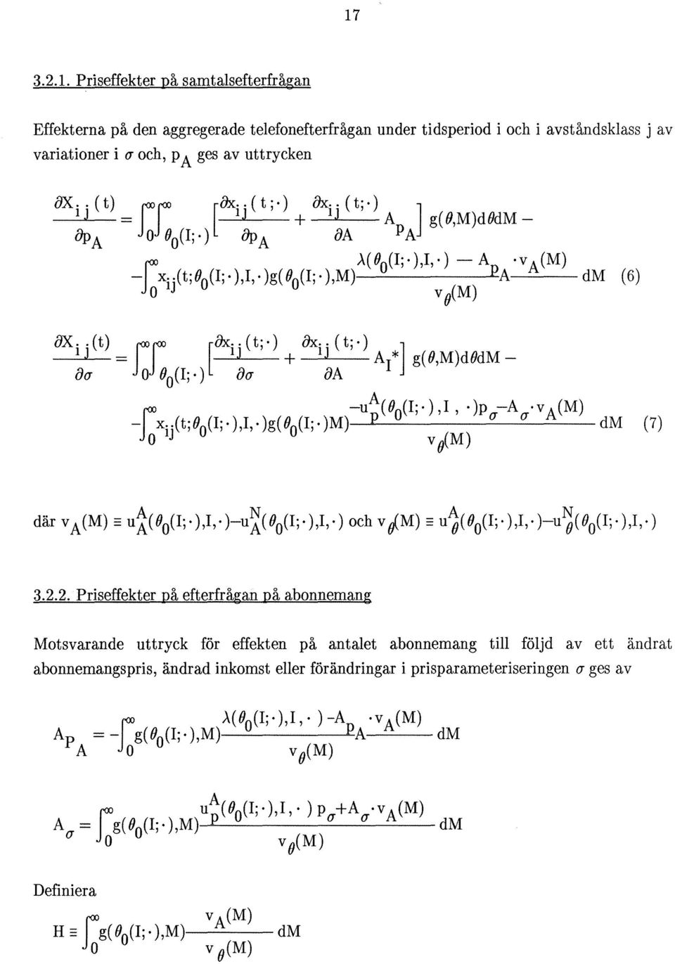 vA(M) - [ x.(t,oo(l, ),1, )g( 00(1, ),M) A--- dm (6) vo(m) o lj 3.2.