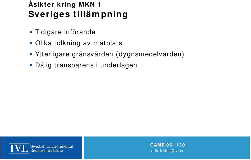 tolkning av mätplats Ytterligare