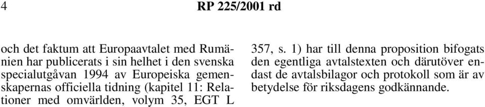 med omvärlden, volym 35, EGT L 357, s.