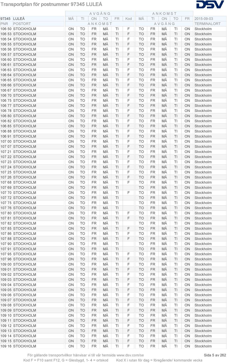 ON Stockholm 106 61 STOCKHOLM ON TO FR MÅ TI F TO FR MÅ TI ON Stockholm 106 63 STOCKHOLM ON TO FR MÅ TI F TO FR MÅ TI ON Stockholm 106 64 STOCKHOLM ON TO FR MÅ TI F TO FR MÅ TI ON Stockholm 106 65