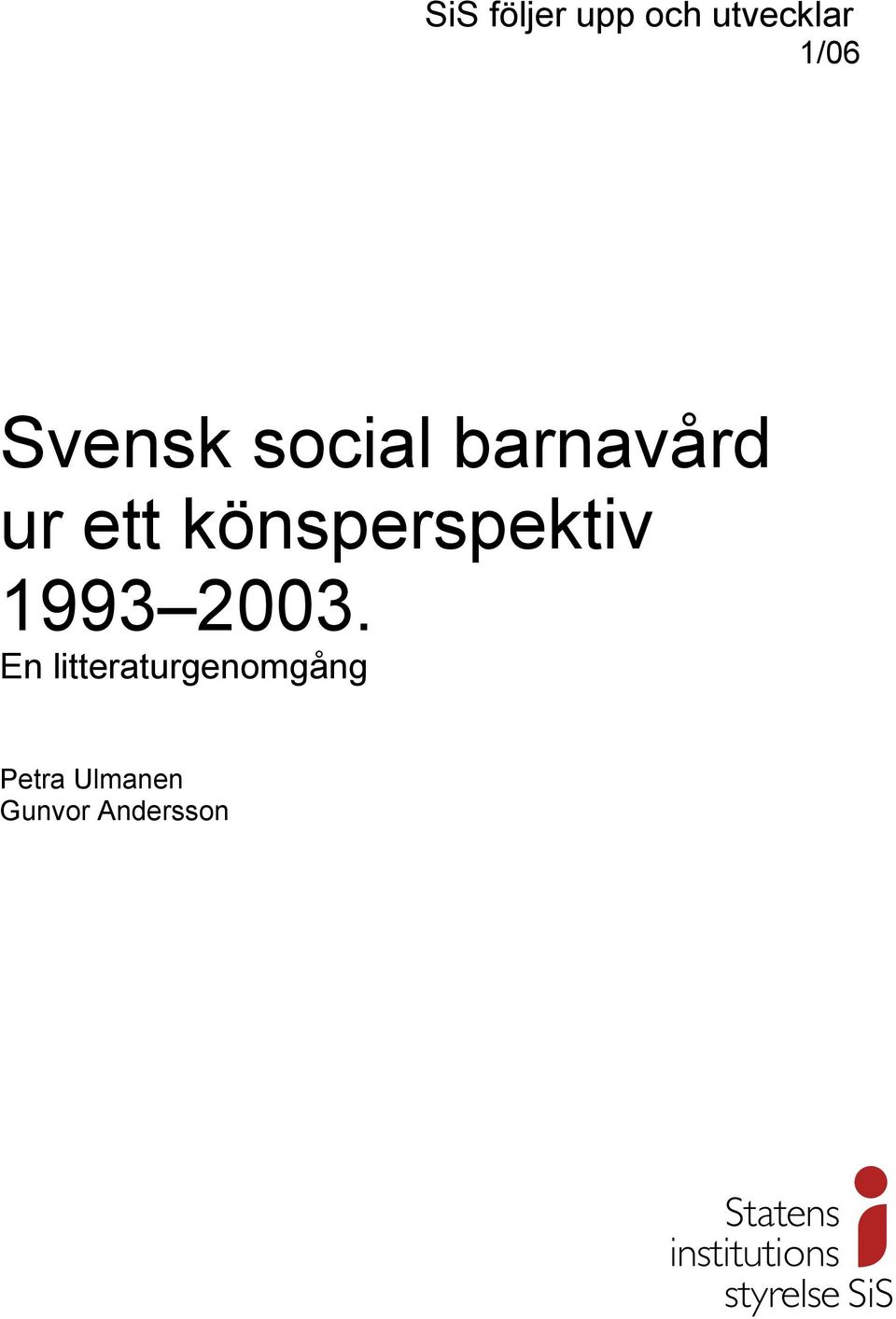 könsperspektiv 1993 2003.