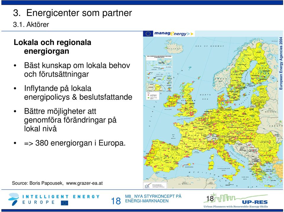 behov och förutsättningar Inflytande på lokala energipolicys &