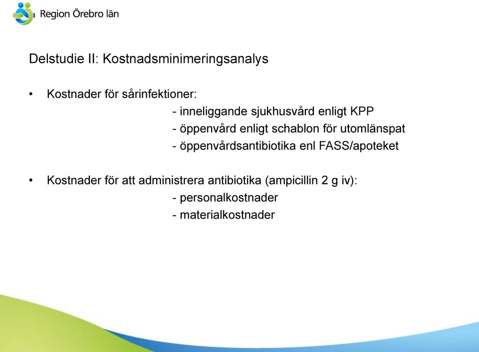 utomlänspat - öppenvårdsantibiotika enl FASS/apoteket Kostnader för att