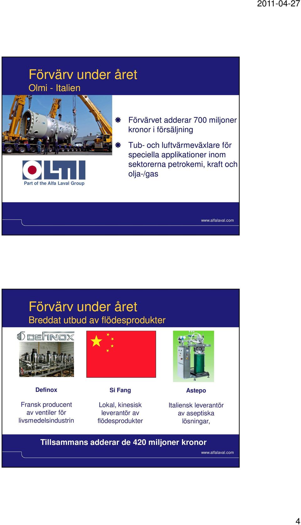 Breddat utbud av flödesprodukter Definox Fransk producent av ventiler för livsmedelsindustrin Si Fang Lokal, kinesisk leverantör