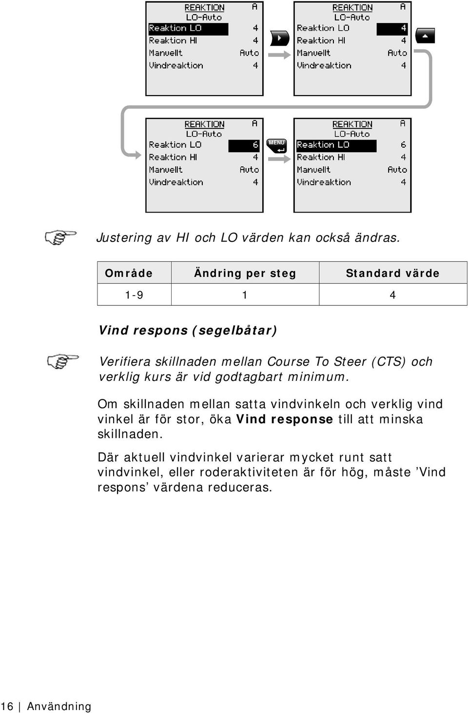 och verklig kurs är vid godtagbart minimum.