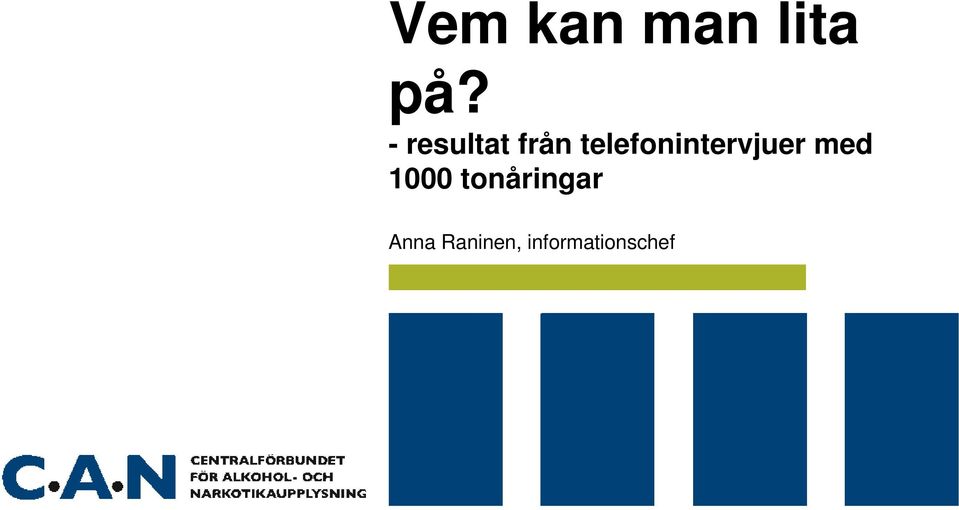 telefonintervjuer med 1000