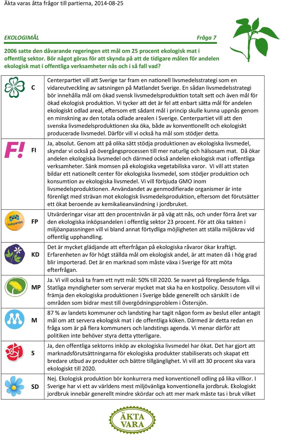 D enterpar et vill a verige tar fram en na onell livsmedelsstrategi som en vidareutveckling av satsningen på atlandet verige.