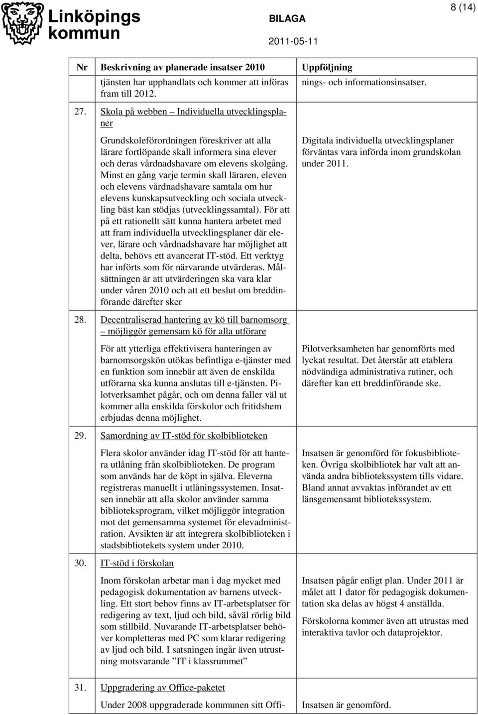 Minst en gång varje termin skall läraren, eleven och elevens vårdnadshavare samtala om hur elevens kunskapsutveckling och sociala utveckling bäst kan stödjas (utvecklingssamtal).