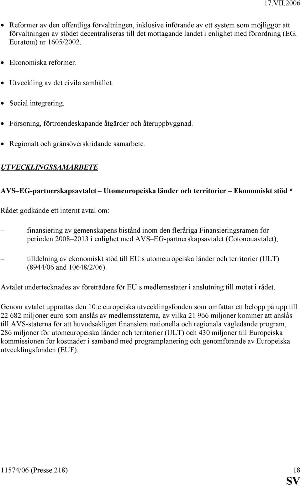 Regionalt och gränsöverskridande samarbete.
