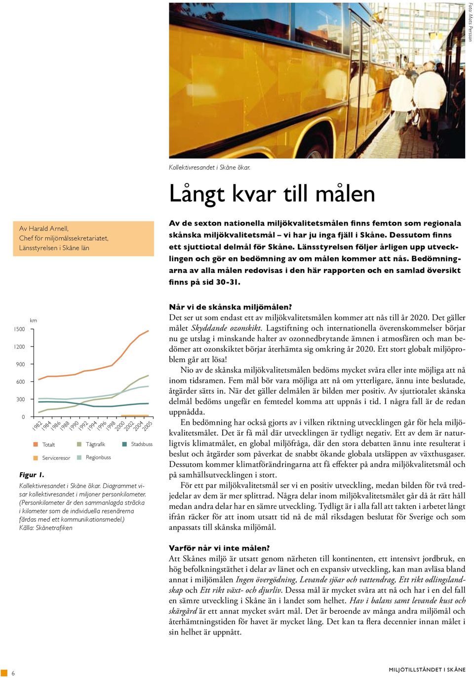 har ju inga fjäll i Skåne. Dessutom finns ett sjuttiotal delmål för Skåne. Länsstyrelsen följer årligen upp utvecklingen och gör en bedömning av om målen kommer att nås.