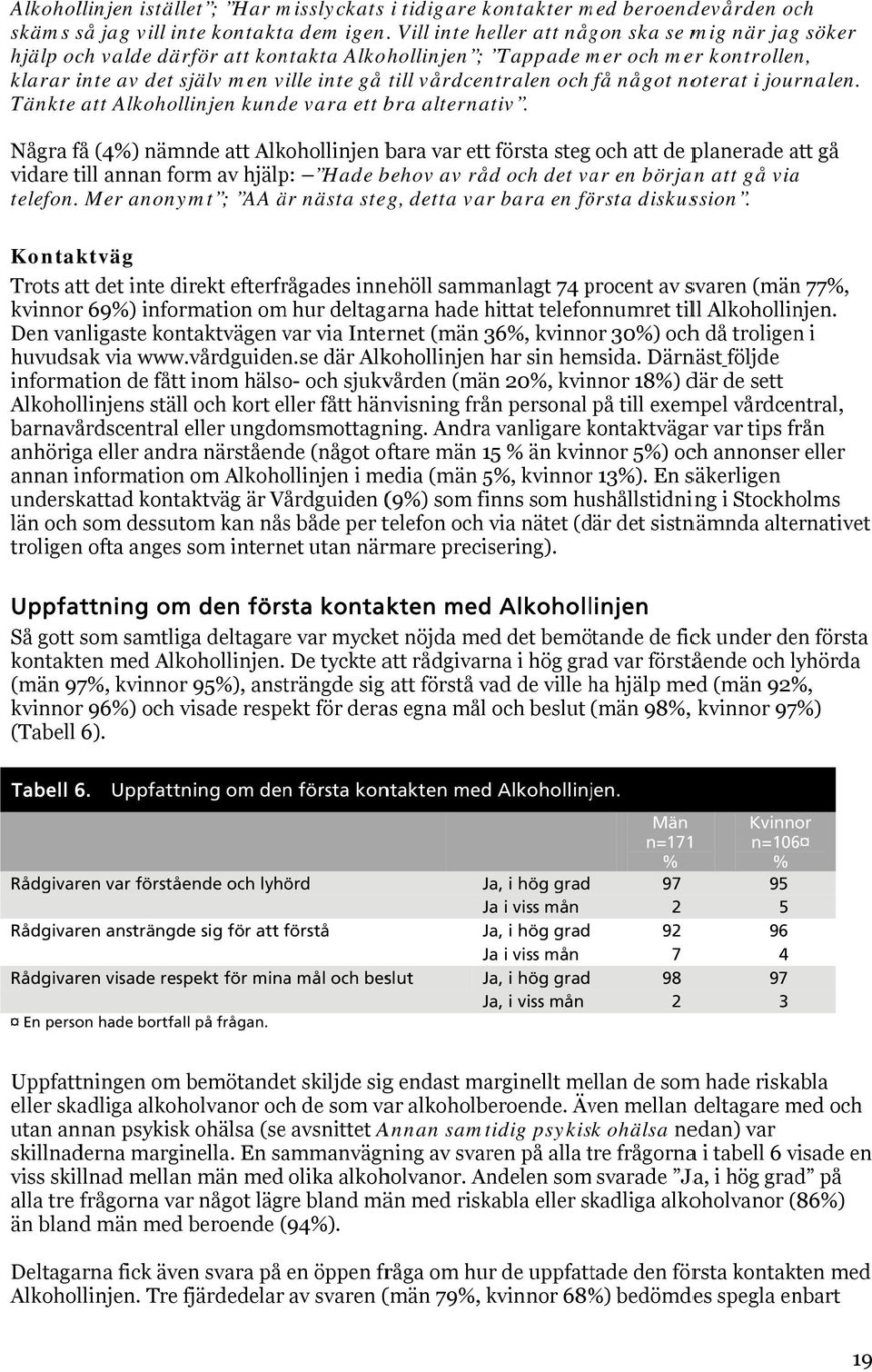 och få f något noterat i journalen. Tänkte att Alkohollinjen kunde vara ett bra alternativ.