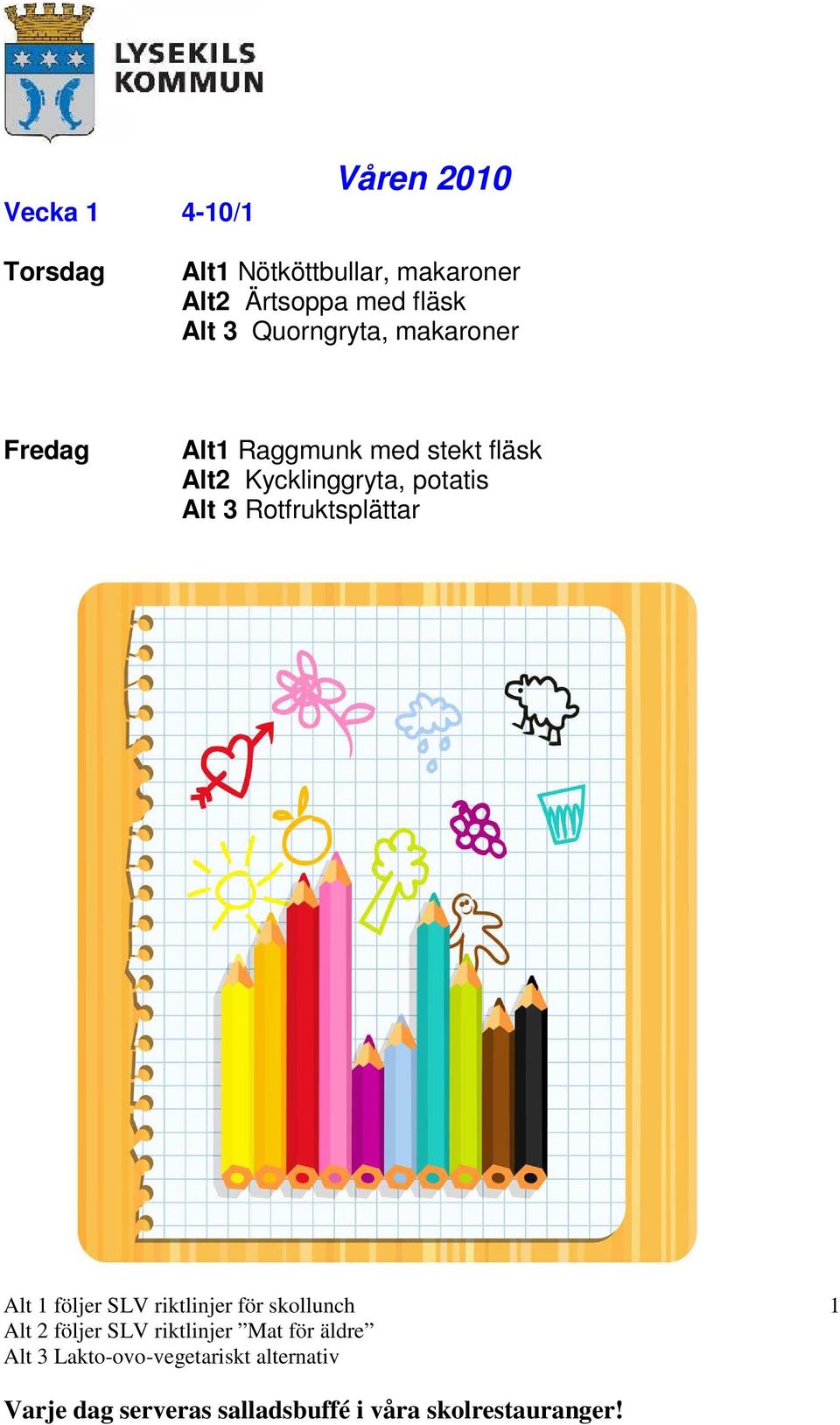 Quorngryta, makaroner Alt1 Raggmunk med stekt