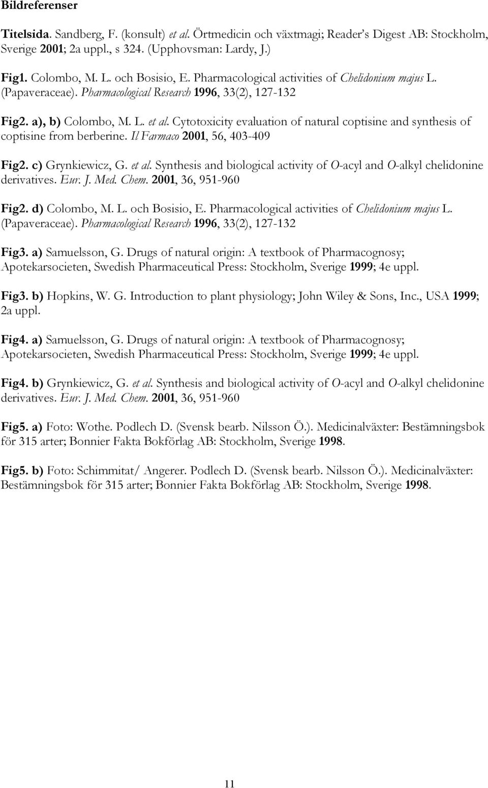 Cytotoxicity evaluation of natural coptisine and synthesis of coptisine from berberine. Il Farmaco 2001, 56, 403-409 Fig2. c) Grynkiewicz, G. et al.