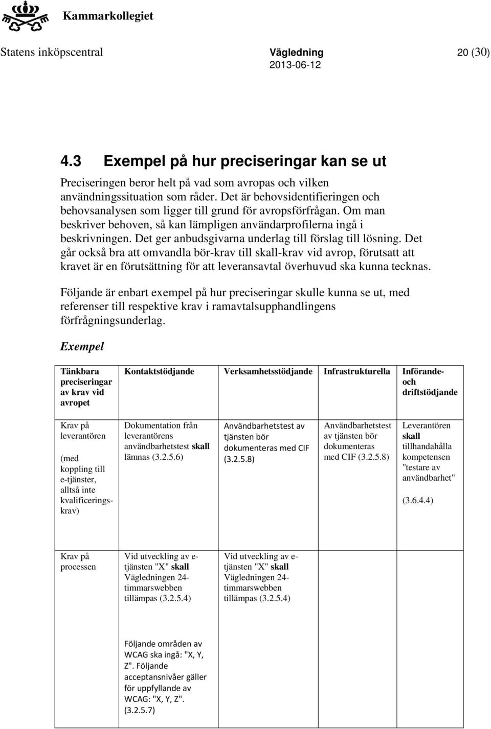 Det ger anbudsgivarna underlag till förslag till lösning.