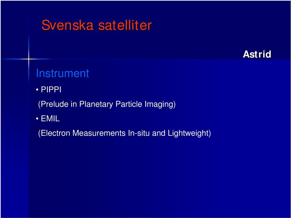 Particle Imaging) EMIL (Electron