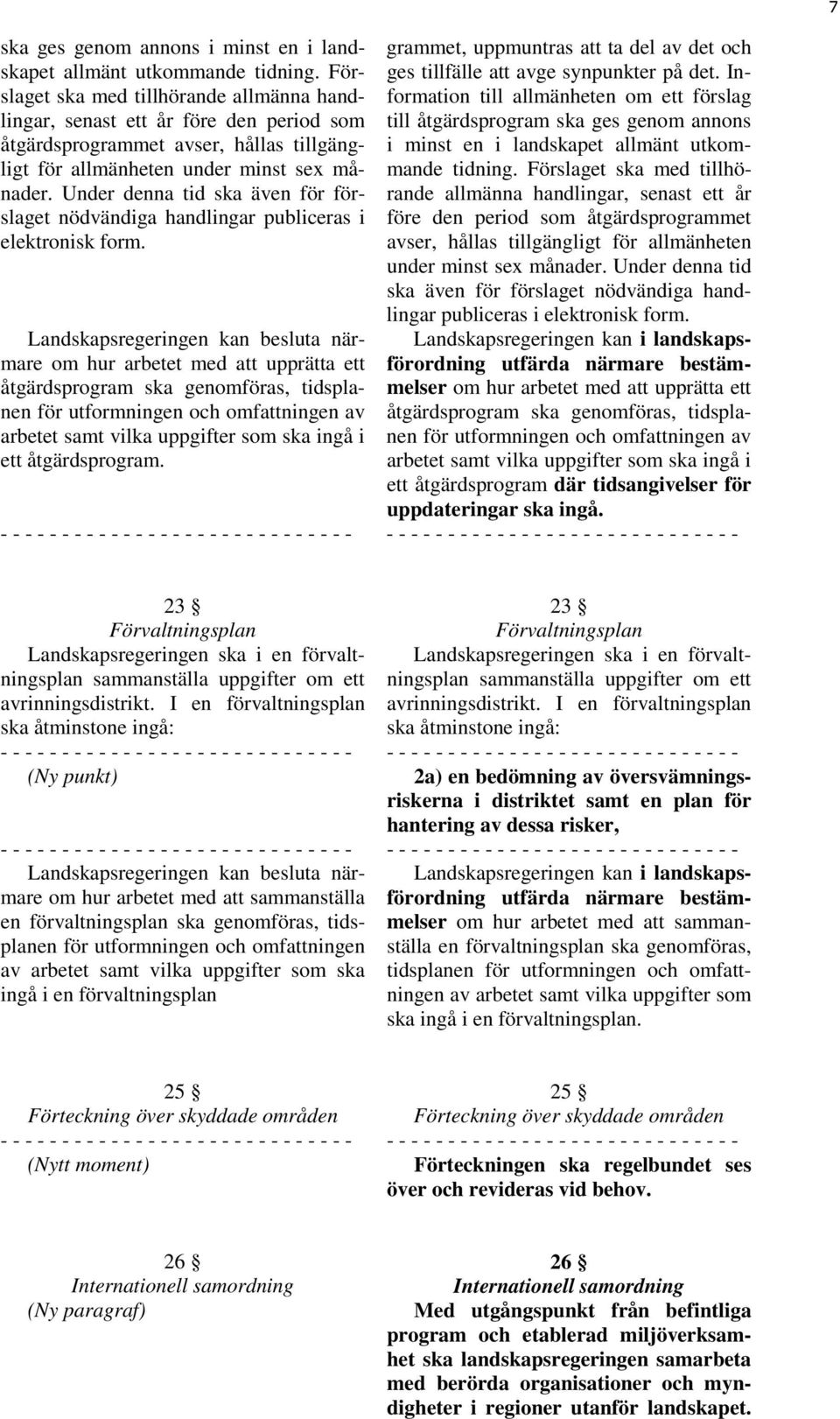 Under denna tid ska även för förslaget nödvändiga handlingar publiceras i elektronisk form.