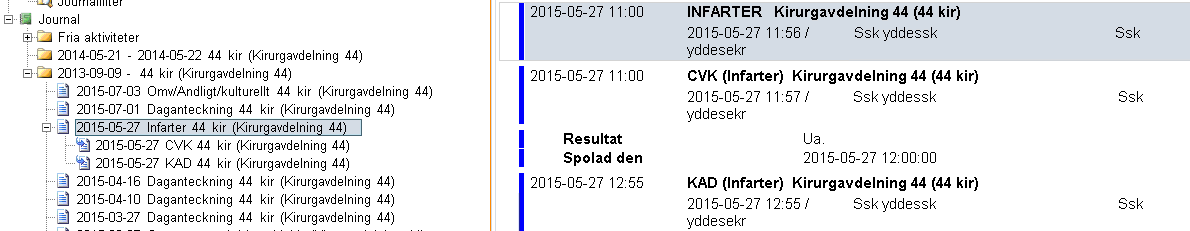 Aktivitetslista En typ av anteckning (huvudaktivitet) kan i systemadministrationen vara byggd som en aktivitetslista.