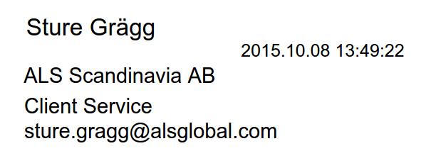 Rapport Sida 2 (2) T1518784 17MH5YIP3ZT Bilaga 3 * efter parameternamn indikerar icke ackrediterad analys. Metod 1 Tillverkning av samlingsprov. 2 Paket OJ-22.