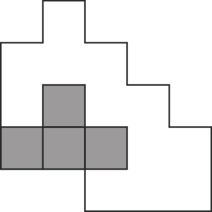 sida 5 / 11 4 poäng 8. Anni vill ha hela vita figuren täckt med dessa fyra gråa bitar.