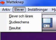 UTBILDNINGSFÖRVALTNINGEN Matteknep1 1. Komma igång När du öppnar programmet Matteknep 1 ser du ett antal kategorier/ett matematiskt område.