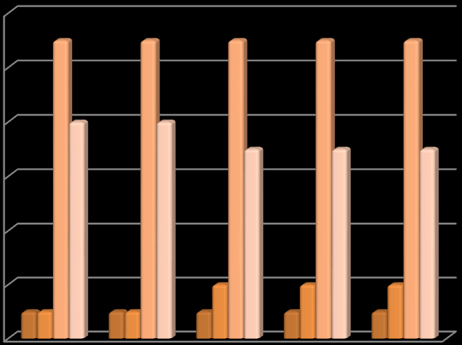 4.2.2 Samband mellan revisionsbyrå och antal nedskrivningar av goodwill åren 2005-2009 12 10 8 6 4 Deloitte Ernst & Young KPMG PwC 2 0 2005 2006 2007 2008 2009 Antal företag/revisionsbyrå från OMX