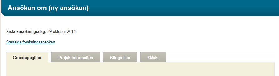 samhällsskydd och beredskap 3 (5) 4. Fyll i formuläret för intresseanmälan/kunskapsunderlag Formuläret består av fyra flikar på vilka du ska lämna efterfrågad information.