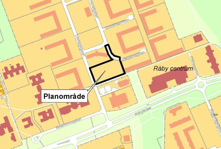 Syfte och huvuddrag Planen syftar till att möjliggöra för uppförandet av bostäder, i form av en gruppbostad och radhus, på fastigheten Lövhagen 15.