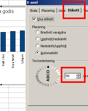 Ställ dig på fyrkanten till höger i diagrammet håll ner och drag ut.