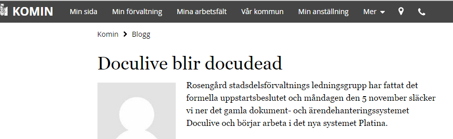 Vårt första arkiverade system DocuLive (diarie/ärendehanteringssystem)1998 2013