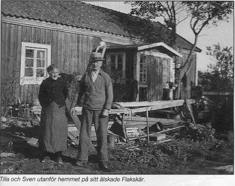 Bildnummer: LUF 5944 7 Fiskare Sven Andersson, Flaggskär/Flakskär född 1858. På fotot 80-årige Sven talar med förtjusning att man i Stockholm förvånat sig om hans raka hållning.