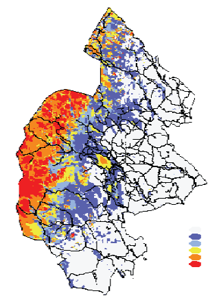 Jämtlands län idag 105 vindkraftverk 0.