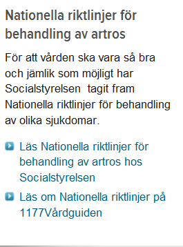 EXEMPEL Socialstyrelsens stöd patienter och anhöriga Länk till sida hos