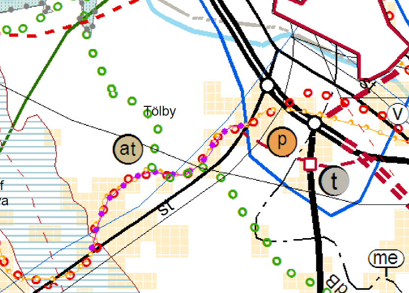 12 3.2 Planeringssituationen 3.2.1 Planer, beslut och utredningar som berör planområdet Riksomfattande målsättningar för områdesanvändning De riksomfattande målen har vunnit laga kraft 1.3.2009.