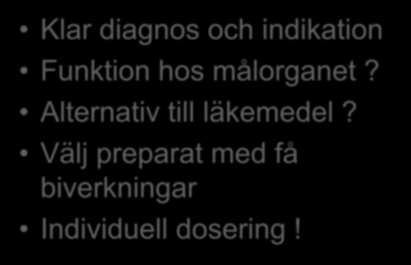 Hur undvika skadlig polyfarmaci?