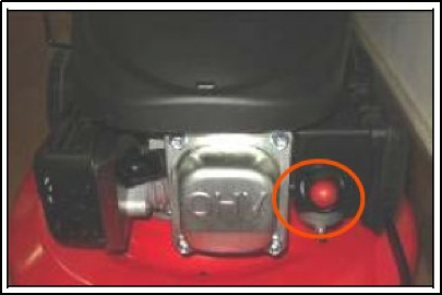 4. Ved start av varm motor, still startbryteren til posisjon. (Fig.5A/Fig.5B) 5. Klem inn bremsehåndtaket mot håndtaket, dra i startsnoren til du kjenner motstand og dra til hardt (Fig. 5C) 6.