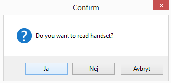 1) Start the handset, press OK and enter the security code Standard: 123456 2) Connect the handset to the lock and go into Menu # 8, "Download lock s info".