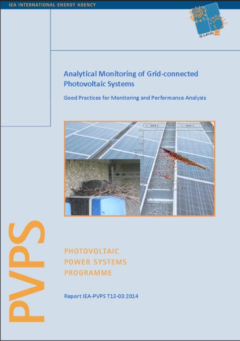 Rapport från IEA PVPS Task 13 Analytical Monitoring of Grid-connected Photovoltaic