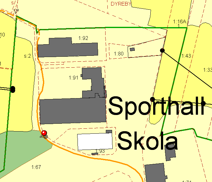 SANDSTRÖM Miljö & Säkerhetskonsult Miljöteknisk markundersökning Datum: 11-04-28 Projektnr: 11102500 2.2 Detaljplan och ägarförhållanden Figur 2. Fastighetsgränser inom området (Fastighetssök 11).