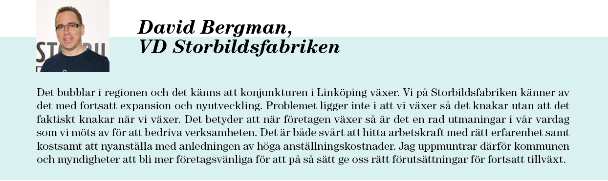 Konjunkturrisker Den svaga inhemska konjunkturen är den största konjunkturrisken enligt nästan hälften av företagen i länet.